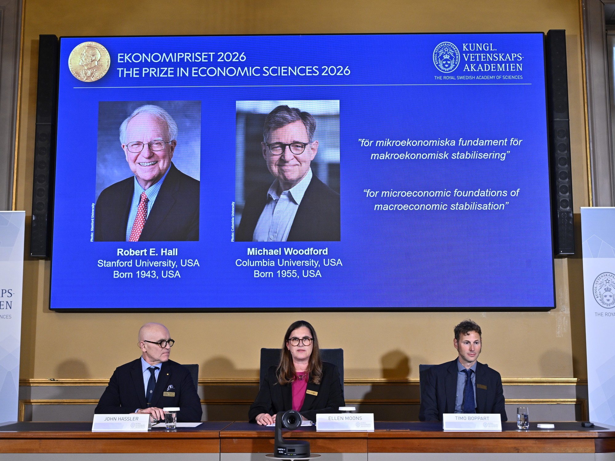 El Nobel de Economía fue para Michael Woodford y Robert Hall, y Milei contó que aplicó una de sus teorías
