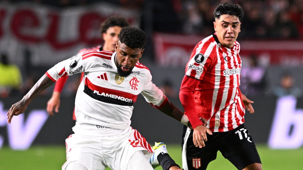 Estudiantes dominó a Flamengo pero no pudo romper el cero en la ida de la semifinal de la Libertadores