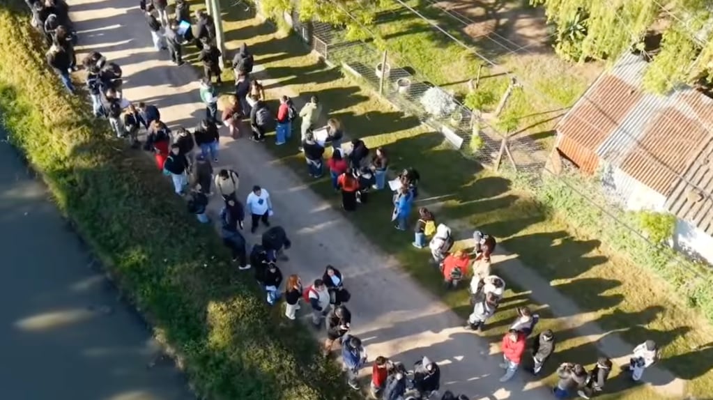 Diez cuadras de fila para conseguir trabajo: cientos de personas se postularon en un mayorista de Ezeiza