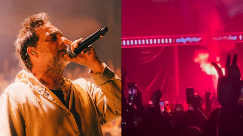 Vicentico frenó un show de Los Fabulosos Cadillacs en Bogotá por una bengala: «¿Sabés lo que significa eso para un argentino?»
