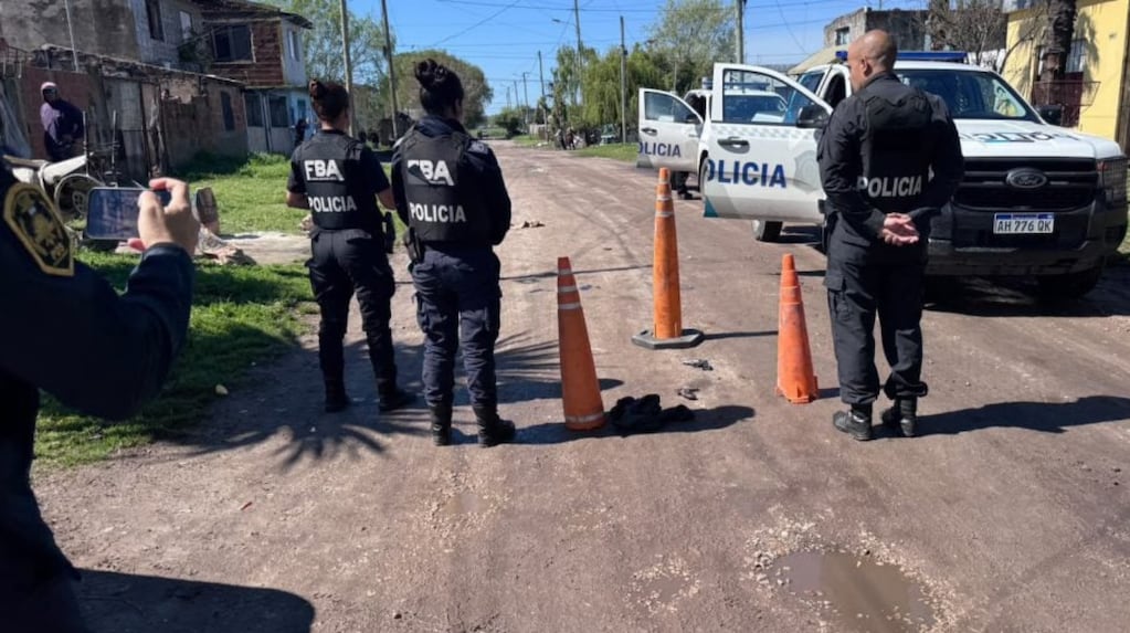 La zona del barrio Las Heras donde ocurrió el crimen de Rocío Aylen Núñez, asesinada de un disparo en el cuello.